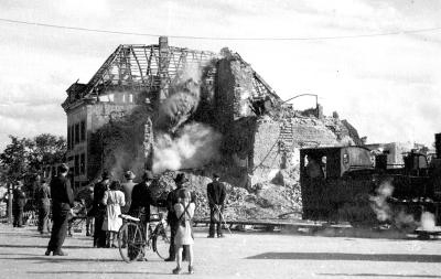 Abbruch des Rathauses im Jahre 1946 Foto: Alfred Kersten