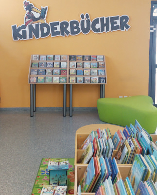 Die neue Kinderecke in der Bücherei Straelen  Foto: privat