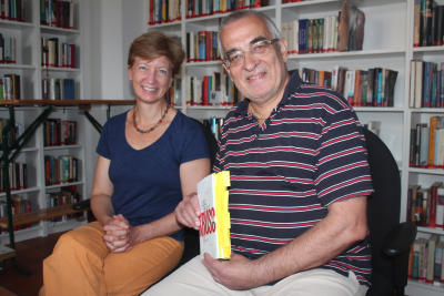 ess Lewis und Ljubomir Iliev übersetzen den preisgekrönten Roman „Kruso“  von Lutz SeilerNN-Foto: Marjana Križnik