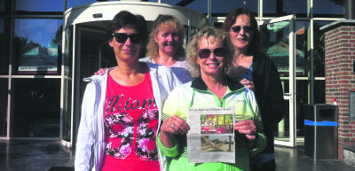 Die NN-Wellness-Testerinnen Andrea, Ines, Karin und Ulrike verbrachten einen erholsamen Tag in den Thermen Bussloo. Foto: privat