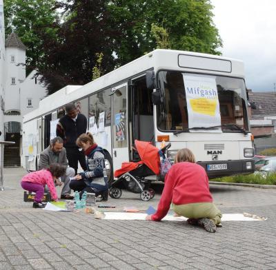 er Mifgasch-Bus im EinsatzFoto: Christoph Frauenlob