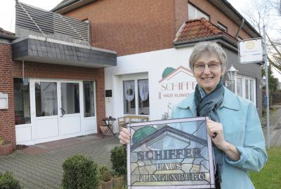 Christel Schiffer blickt mit vielen guten Erinnerungen auf ihre Zeit als Chefin von Haus Klinkenberg zurück. NN-Foto: Gerhard Seybert .