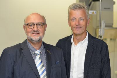 Dr. med. Joachim Sitz (l.) und Dr. med. Franz Kalscheur (r.). Foto: Thomas Momsen