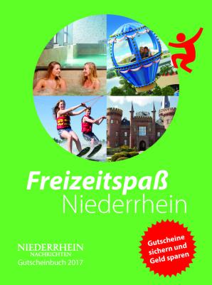 Die 2. Ausgabe des Gutscheinbuches „Freizeitspaß Niederrhein“ geht am 25. März in den Handel. Im Kiosk, Buchhandel, Pressestellen und Co. wird das Buch mit über 30 Gutscheinen zu Freizeitaktivitäten für 9,90 Euro erhältlich sein.
