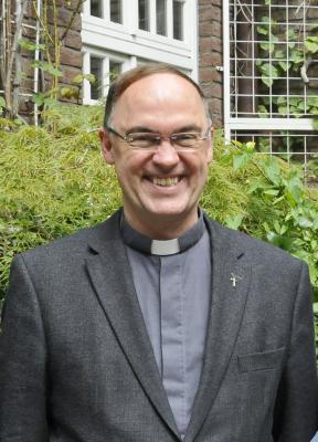 Bischof Dr. Felix Genn stellte Kevelaers Domkapitular Rolf Lohmann als neuen Weihbischof im Bistum Münster vor. Foto: Bischöfliche Pressestelle 