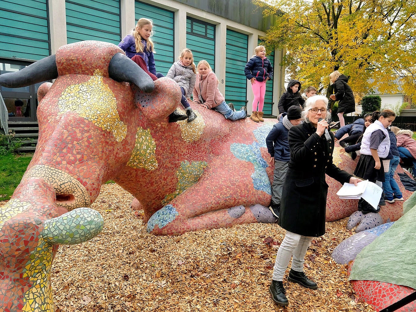 ... und gleich bespielt. NN-Foto: Rüdiger Dehnen