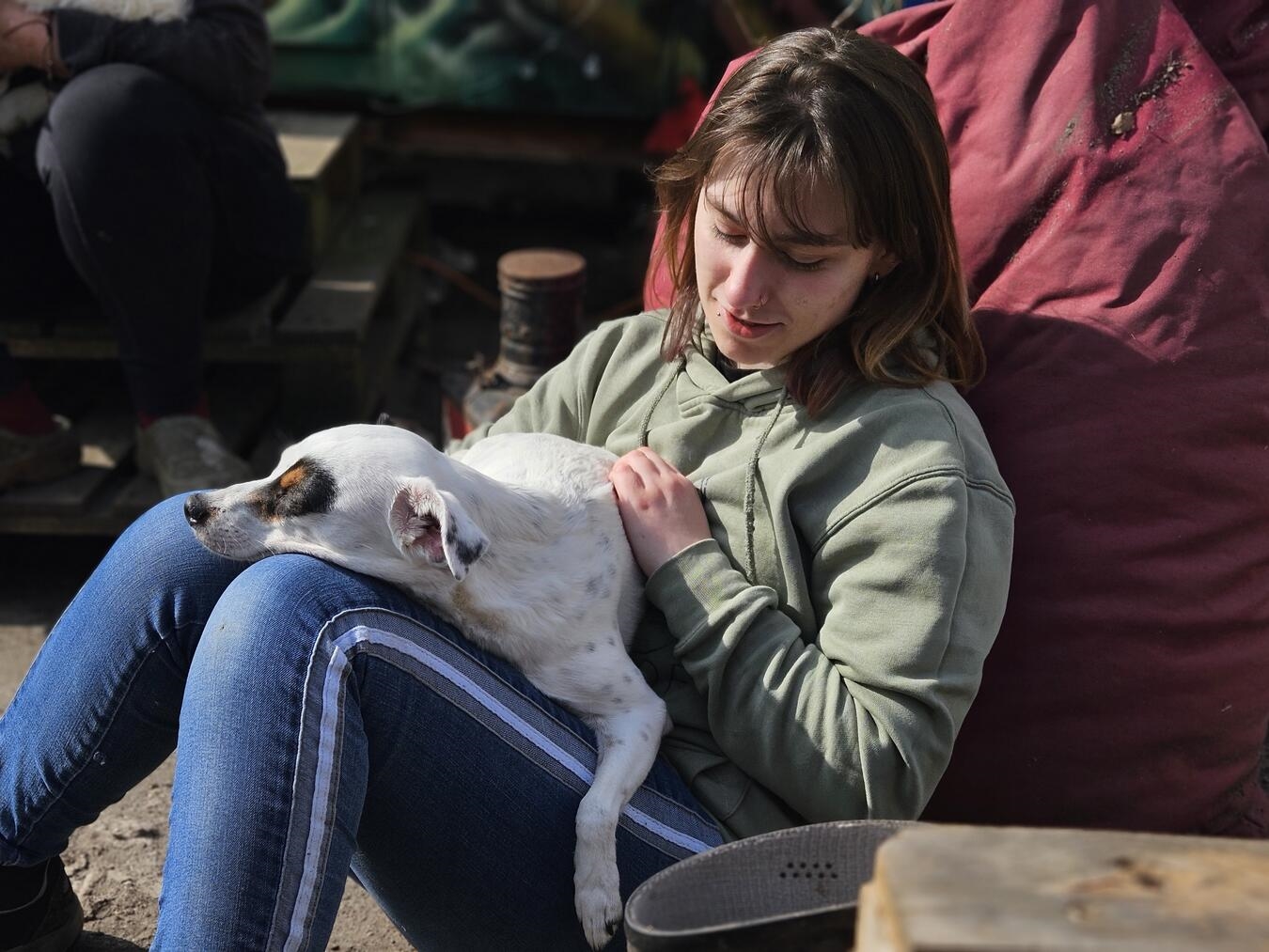 ... und schon ist Suvi wieder tiefenentspannt. NN-Foto: vs