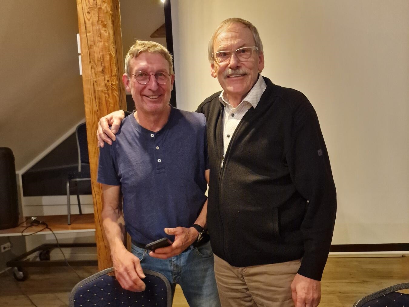 1. Vorsitzender Peter Beckmann und 2. Vorsitzender Harry Schulz. Foto: privat