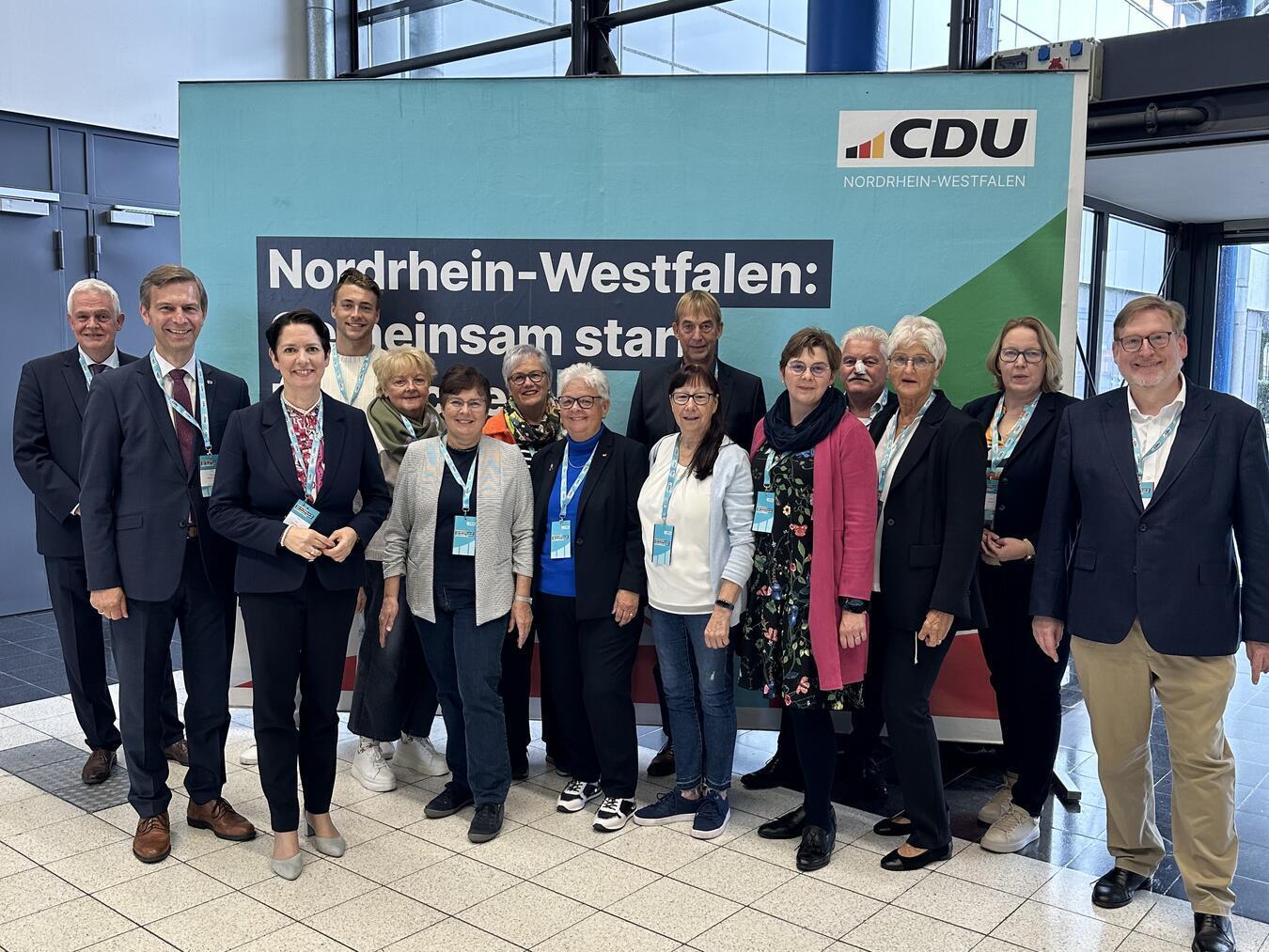 15 Delegierten des CDU des Kreises Kleve nahmen am 46. Landesparteitag der CDU Nordrhein-Westfalenb teil. Foto: privat