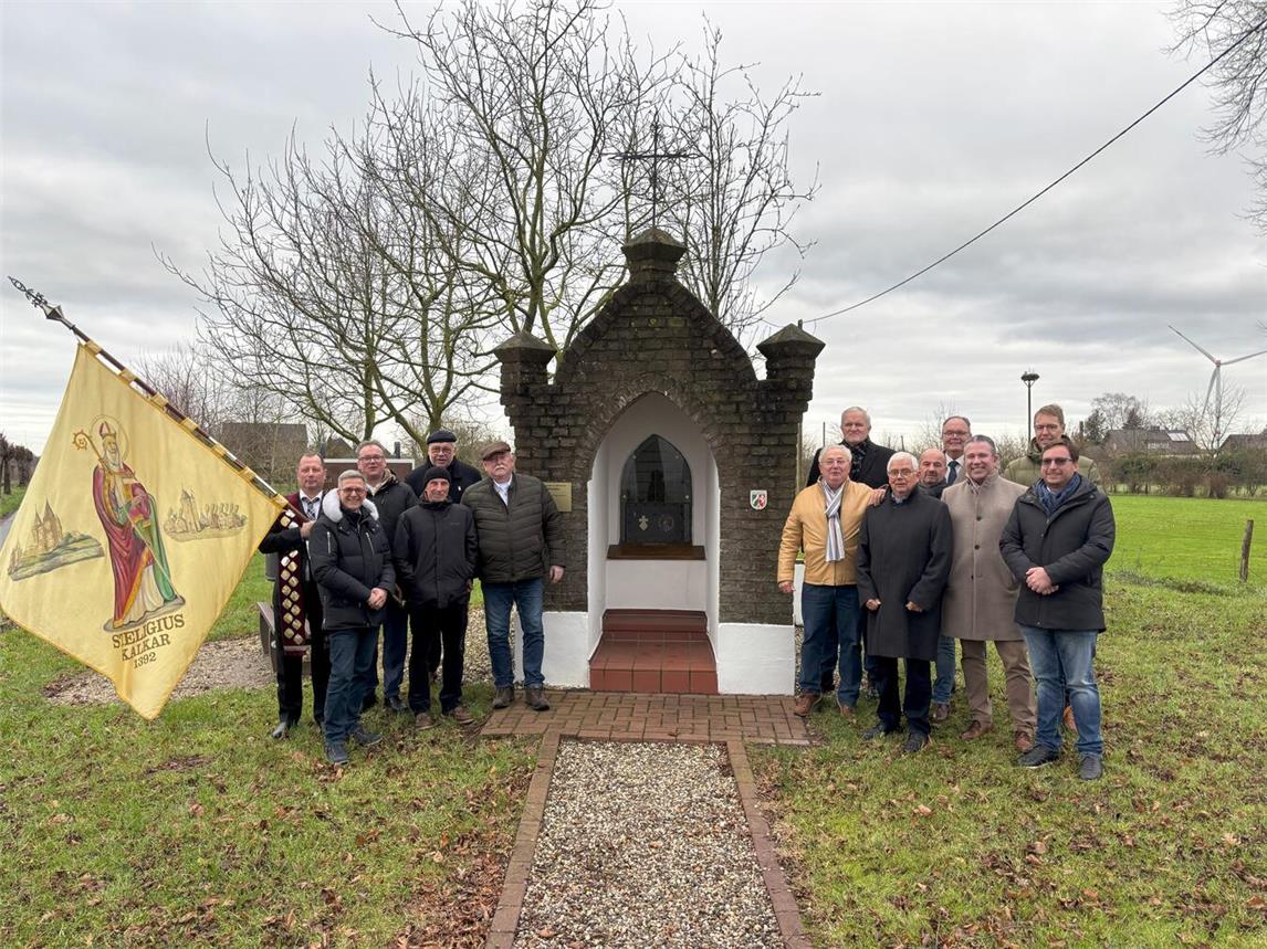 2020 beantragte die Gilde einen Ausschließungsbeschluss für diese Parzelle und somit wurde die St. Eligius Gilde Kalkar Eigentümer. Foto: Gilde