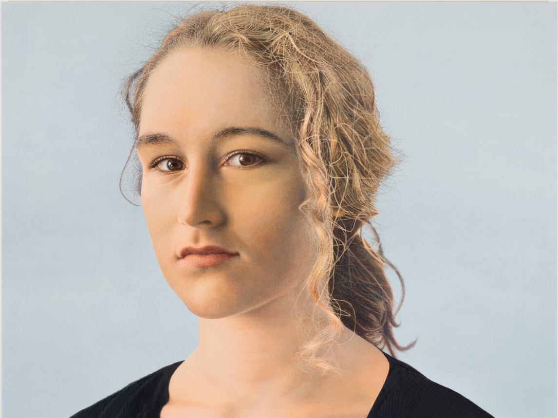 Abbildung: Franz Gertsch, Silvia II, 2000; Museum Kurhaus Kleve; Foto: Henning Krause