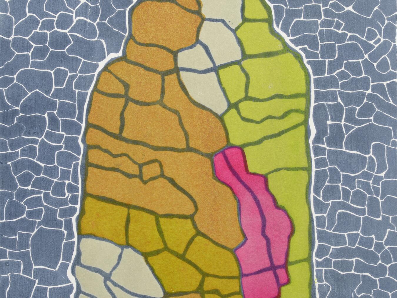 Abstrahierte Formen bestimmen die Werke von Sabine Häuslers Ausstellung „Figur zeigen und andere Ansichten“. Foto: E. Weible