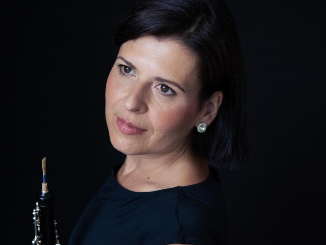"Agnes Grube spielt Oboe mit Dr. Roman Salyutov, Konzertauftritt, Musiker, klassisches Konzert, Foto von F. Beier"