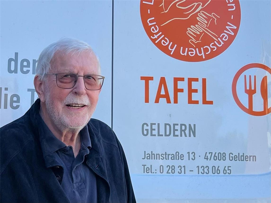 Alfred Mersch, Vorsitzender der Tafel Geldern über die klare Haltung der Tafel gegen Rassismus und Diskriminierung. Foto: Privat