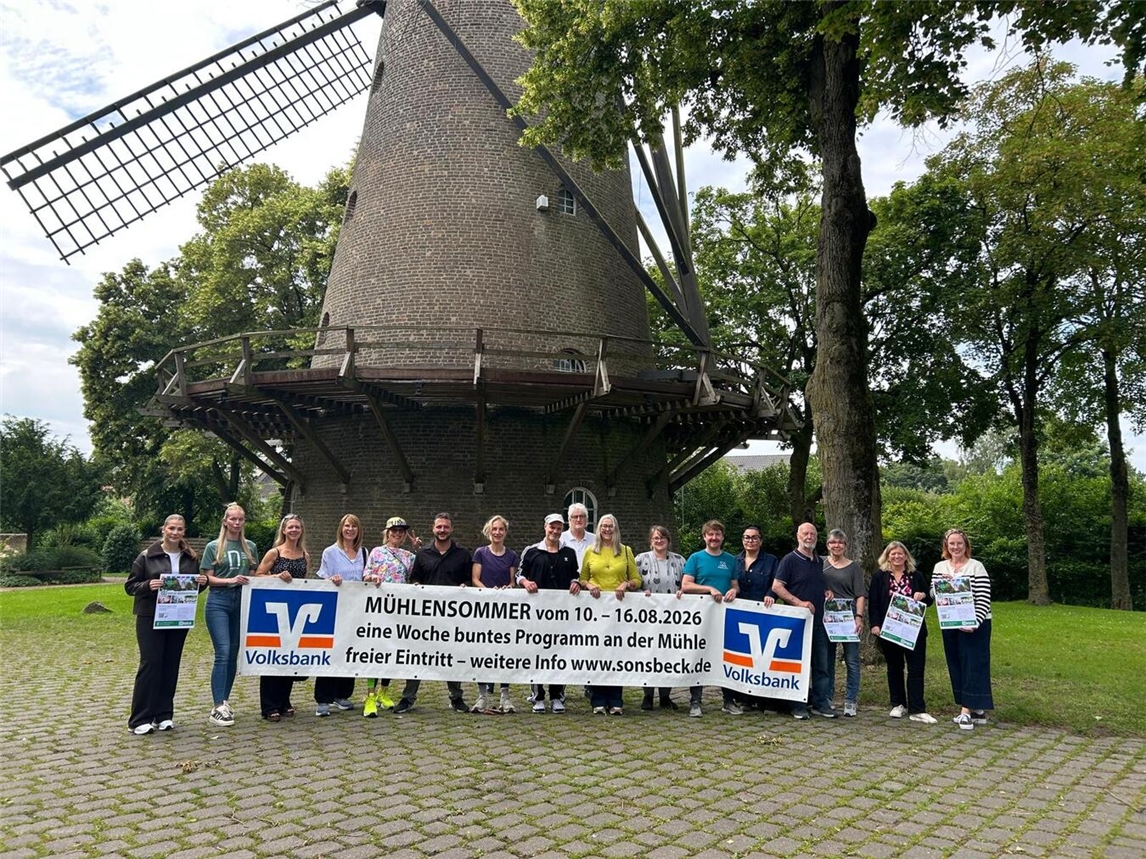 "Einladung zur Erlebnistage an der historischen Gommanschen Mühle in Sonsbeck, Gemeinde-Event"