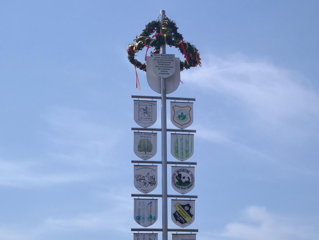 Am 1. Mai wird wieder auf dem Dorfplatz gefeiert. Foto: privat