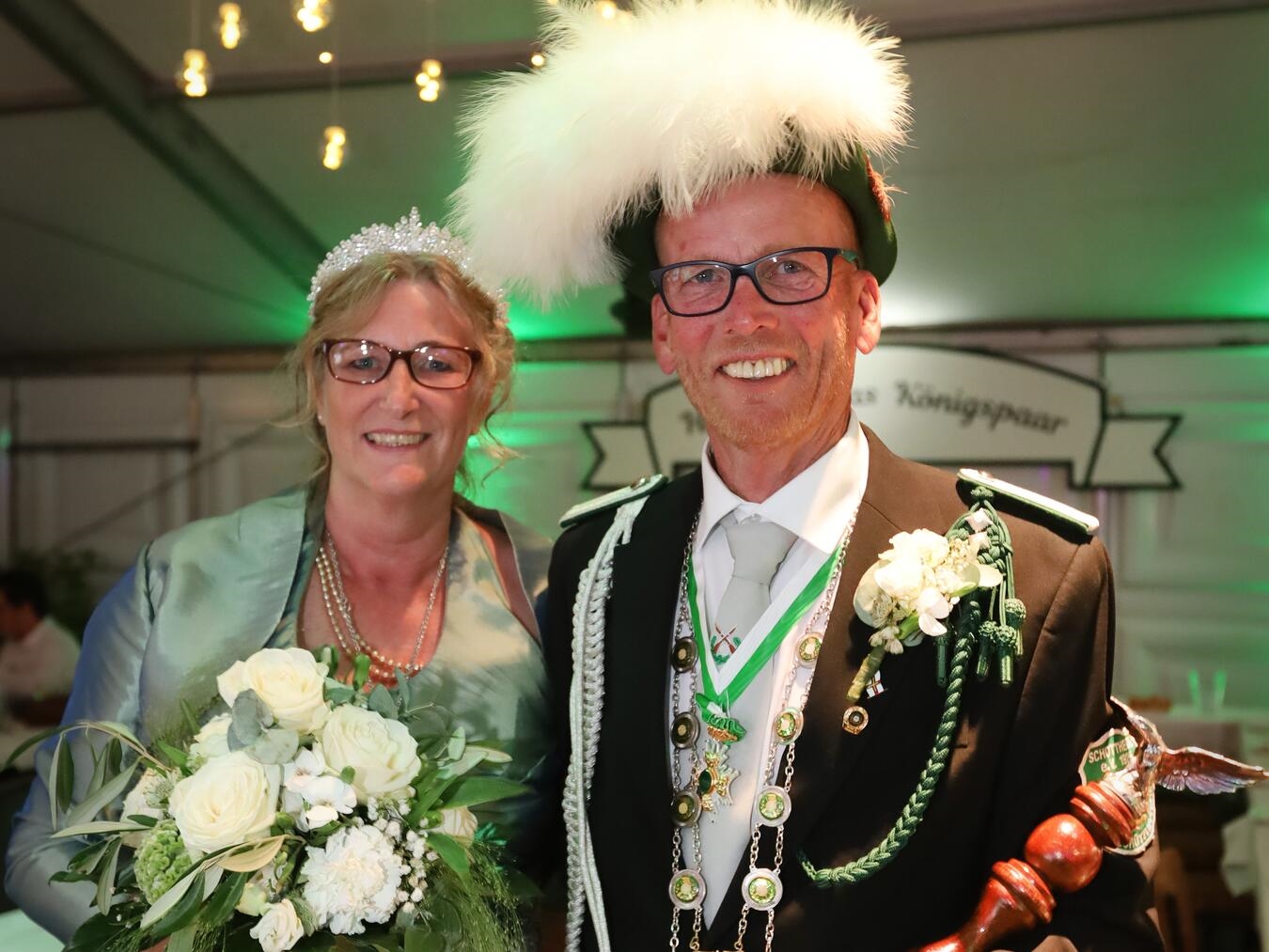 "Zeremonie zur Nachfolge von König Ronald van Kesteren am 2. August, BSV Schottheide"