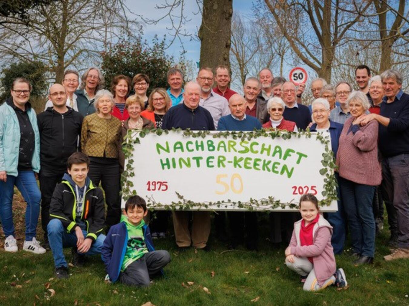 Am 22. März wurde das Jubiläum gebührend gefeiert. Foto: Nachbarschaft Hinter-Keeken