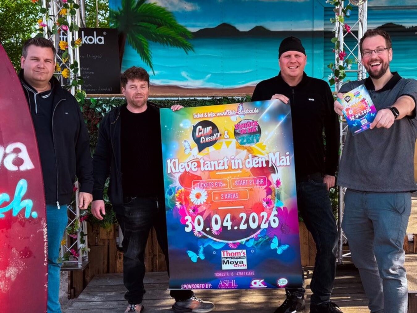 "Außergewöhnliche Eventlocation im Moya Club Kleve am 30. April"