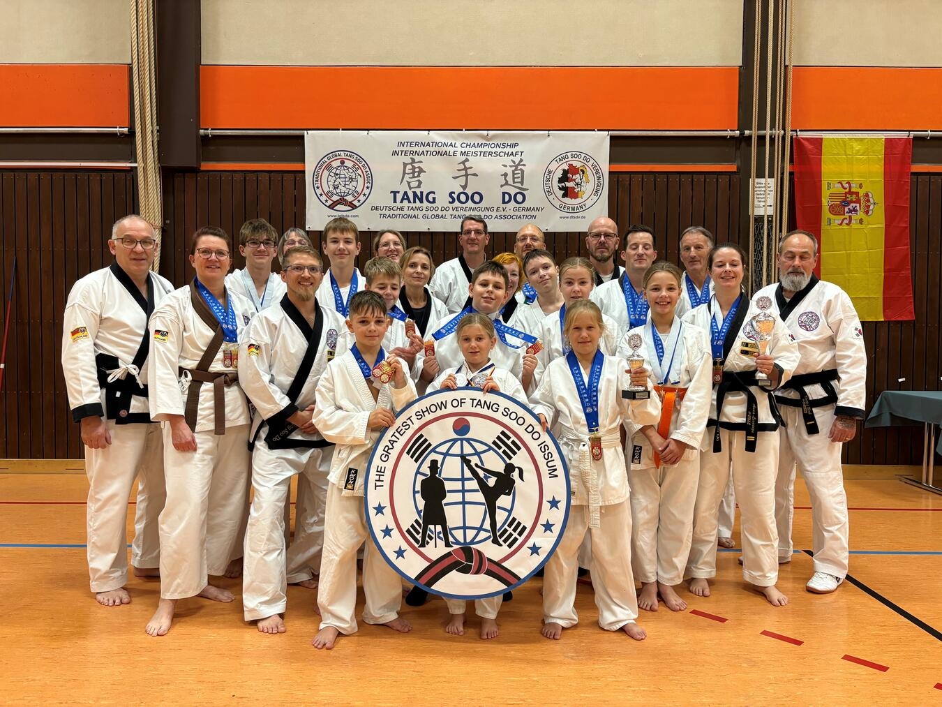 Große Erfolge für Team Issum Am Ende des Wettkampftages können die Teilnehmenden der Tang Soo Do Abteilung des TV Issum auf spannende Wettkämpfe, tolle Erfahrungen und viele Erfolge zurückblicken.Foto: TV Issum