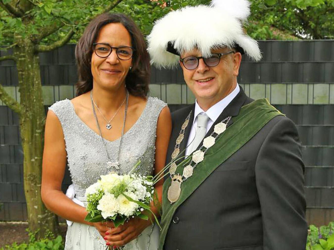 Am Montagabend fand die feierliche Inthronisation von Jürgen Vrede und Janine Topat als neues Königspaar statt. Foto: Ben Verbeet