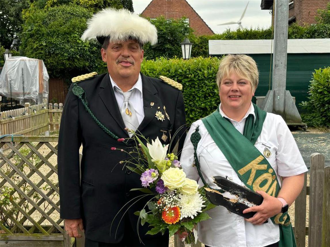 Am Samstag findet die Proklamation des neuen Königspaares Alexandra und Christoph Nellessen statt. Foto: BSV Griethausen 1931