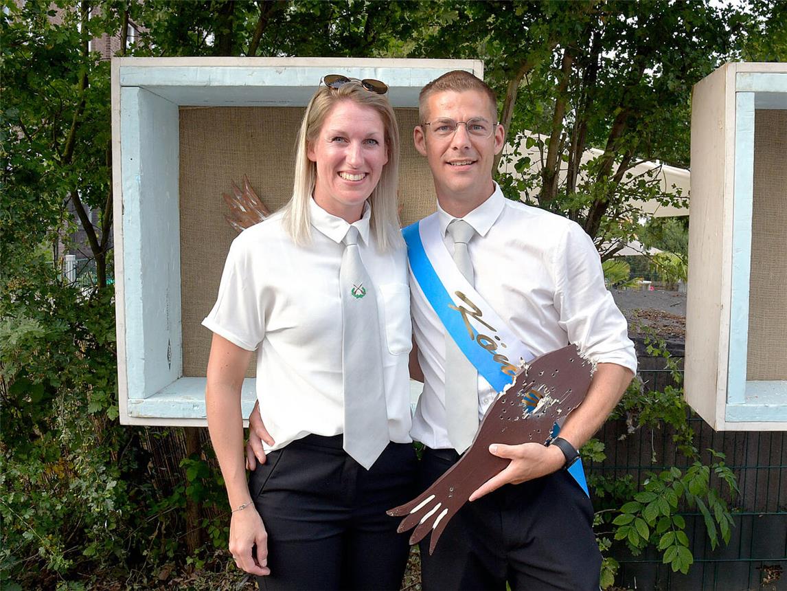 Am Samstag wird die Nachfolge für das noch amtierende Königspaar Sven und Svenja Hermsen ermittelt. NN-Foto (Archiv): Rüdiger Dehnen