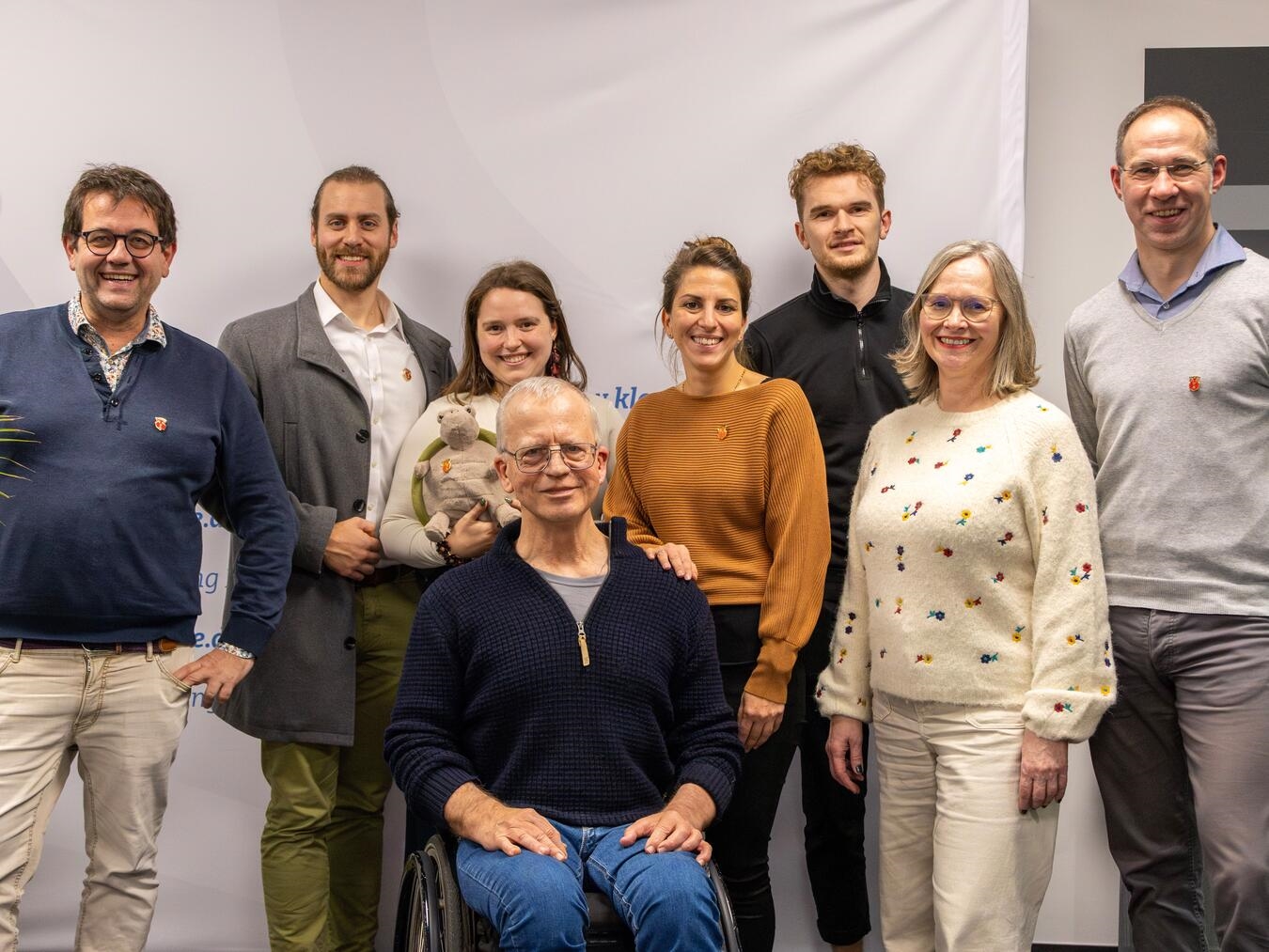 Am Start: die Fraktion Bündnis 90/Die Grünen. Foto: Niklas Lembeck/Stadt Kleve