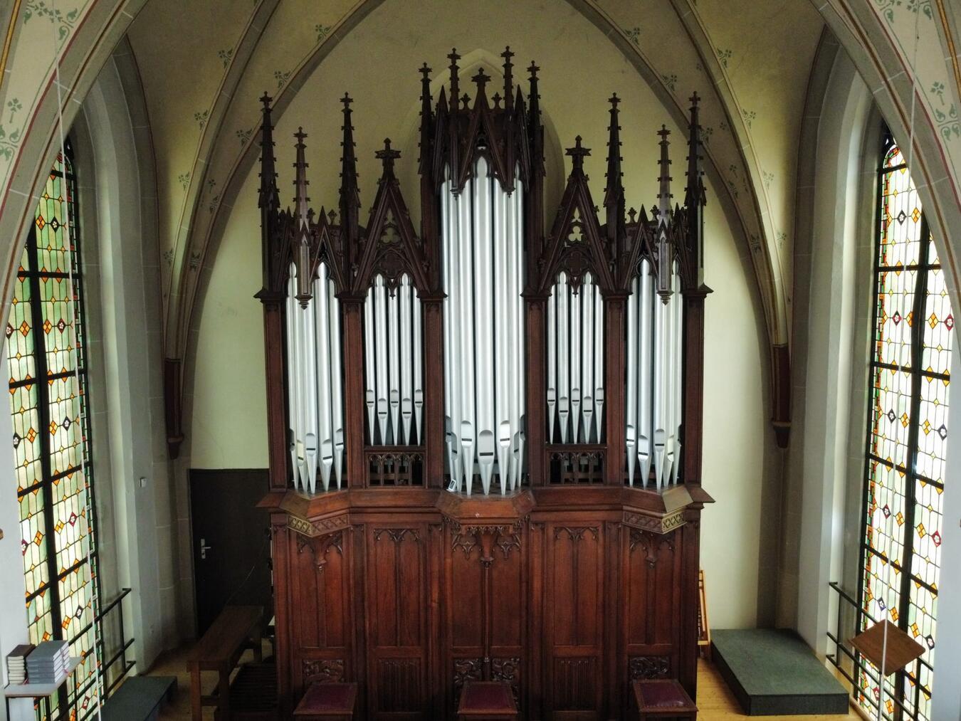 An der historischen Rütter-Orgel aus 1856 finden die Konzertes des Orgelherbstes statt. Foto: Förderkreis Musica Sacra