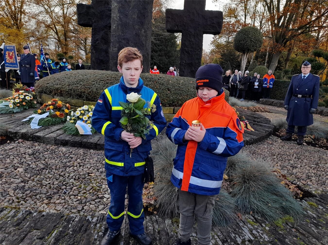 An der Kriegsgräberstätte in Weeze findet die zentrale Gedenkfeier des Kreises Kleve statt. Foto: Gemeinde Weeze
