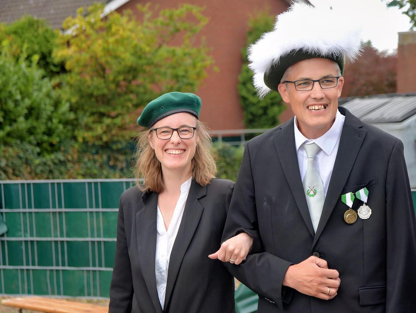 André und Nina van Heek kämpften um den Titel. NN-Foto: Rüdiger Dehnen