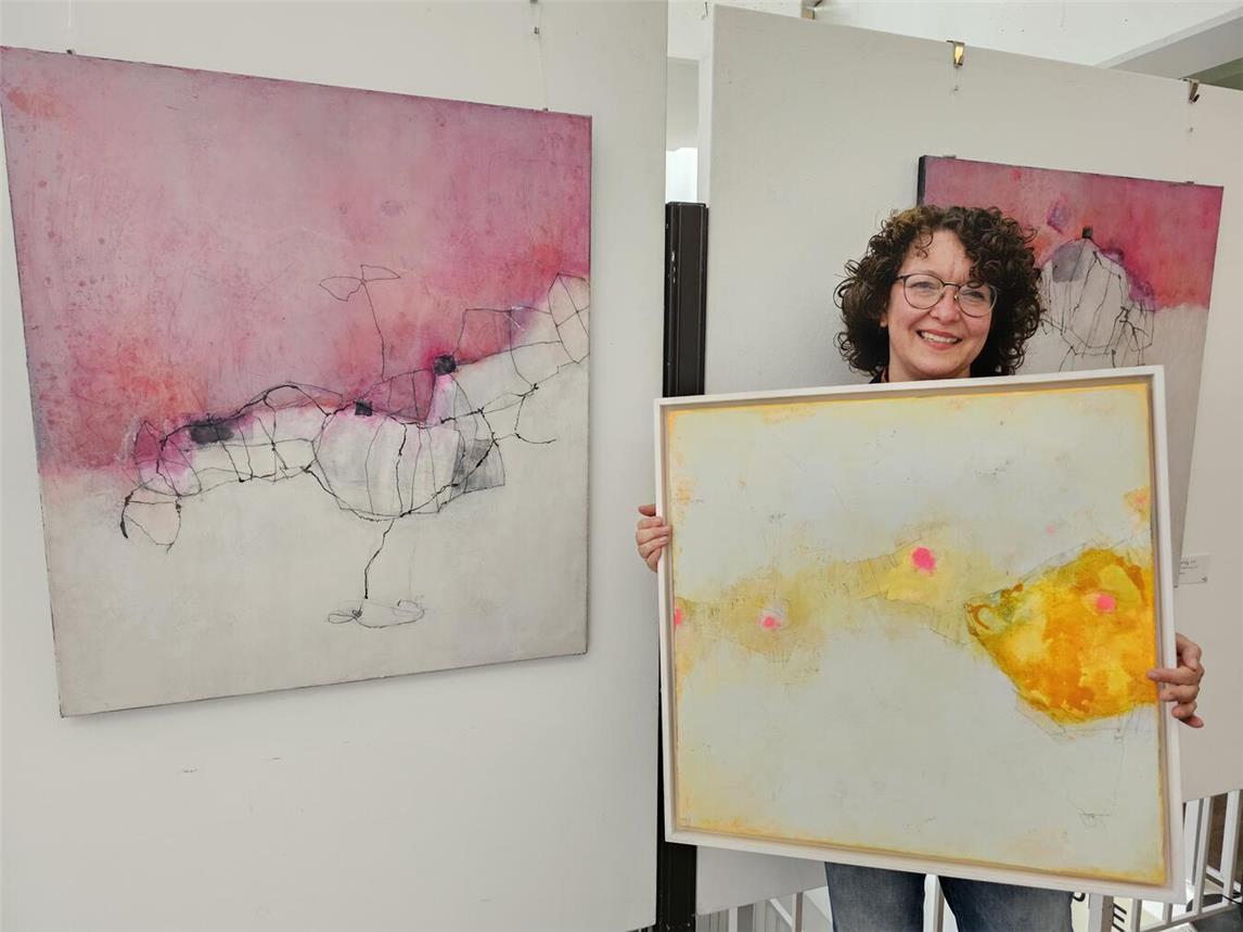 Andrea Much stellt im Stadthaus aus. NN-Foto: Thomas Langer