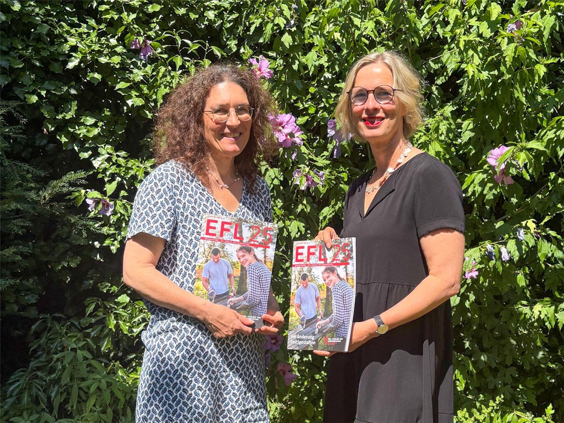 "Andrea Stachon-Groth und Andrea Beer präsentieren EFL-Jahresbericht 2025, EFL Bistum Münster"