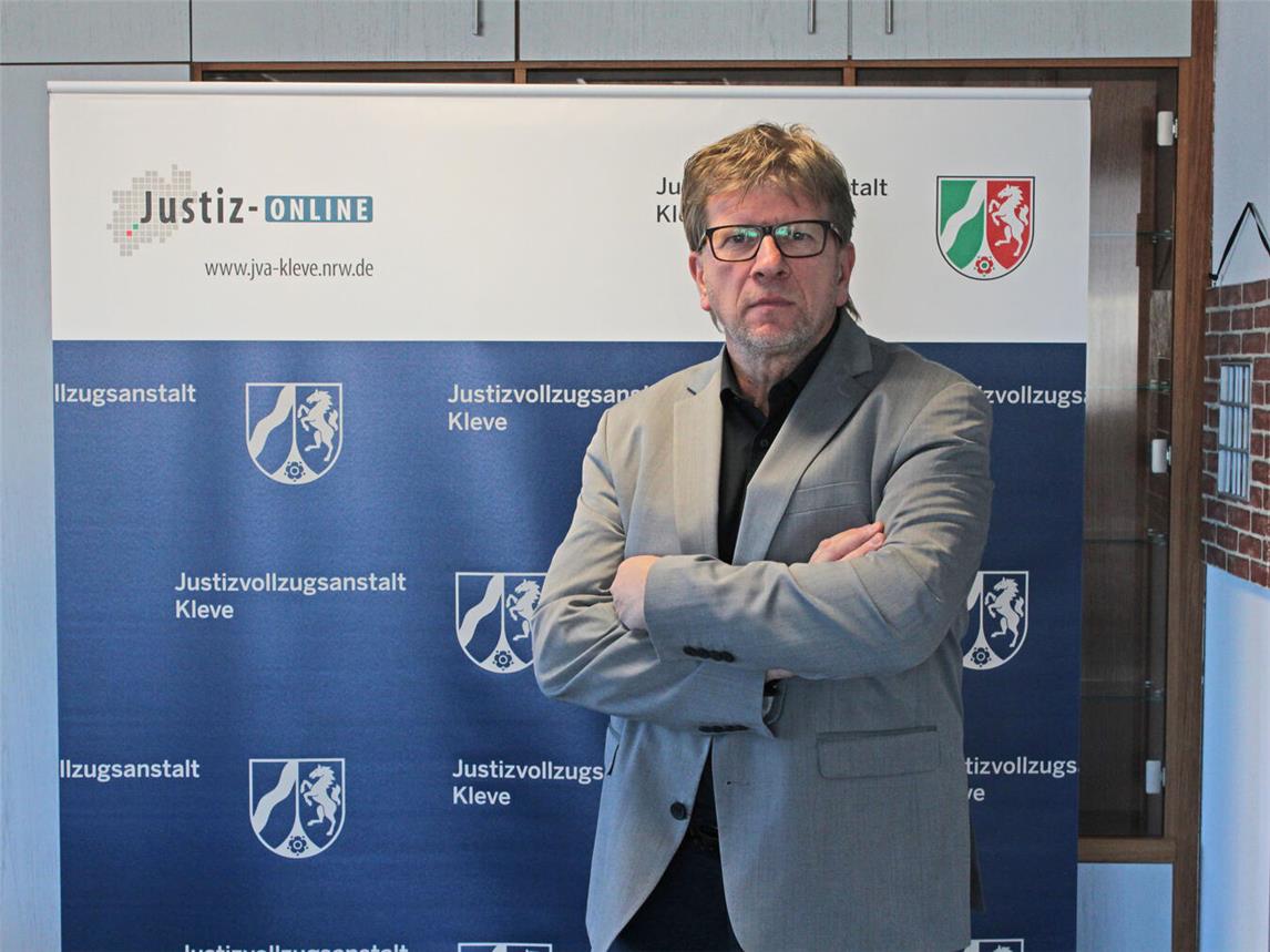 Andreas Krumsiek hat die Leitung in der JVA Kleve übernommen. NN-Foto: Thomas Langer