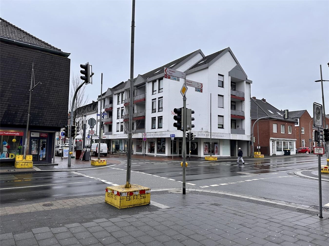 Anfang Januar wurde die mobile Ampelanlage aufgestellt, um den Verkehr temporär zu regeln. Foto: Stadt Geldern/Terhorst 