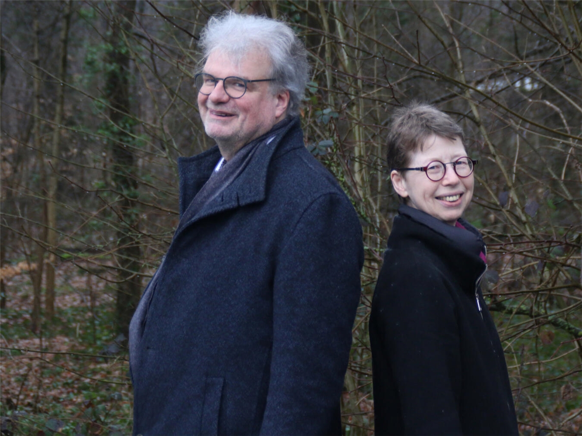 "Anja Speh und Thomas Brokamp bei Veranstaltung, HF-Foto"