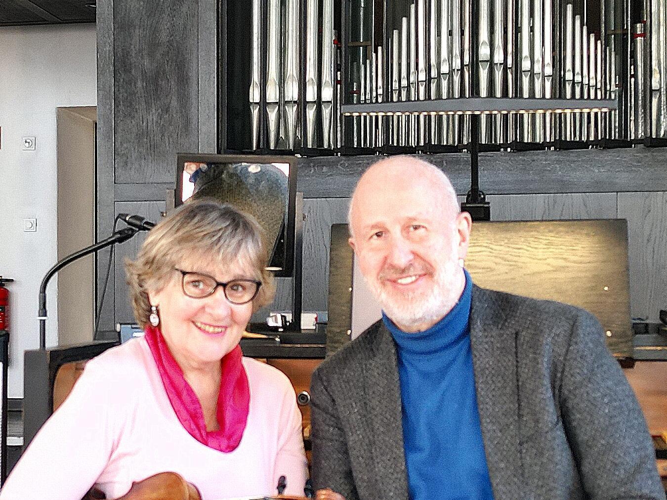 Anke Becker und Dieter Lorenz gestalten das Konzert am Sonntag, 14. April, in Geldern.Foto: Dieter Lorenz