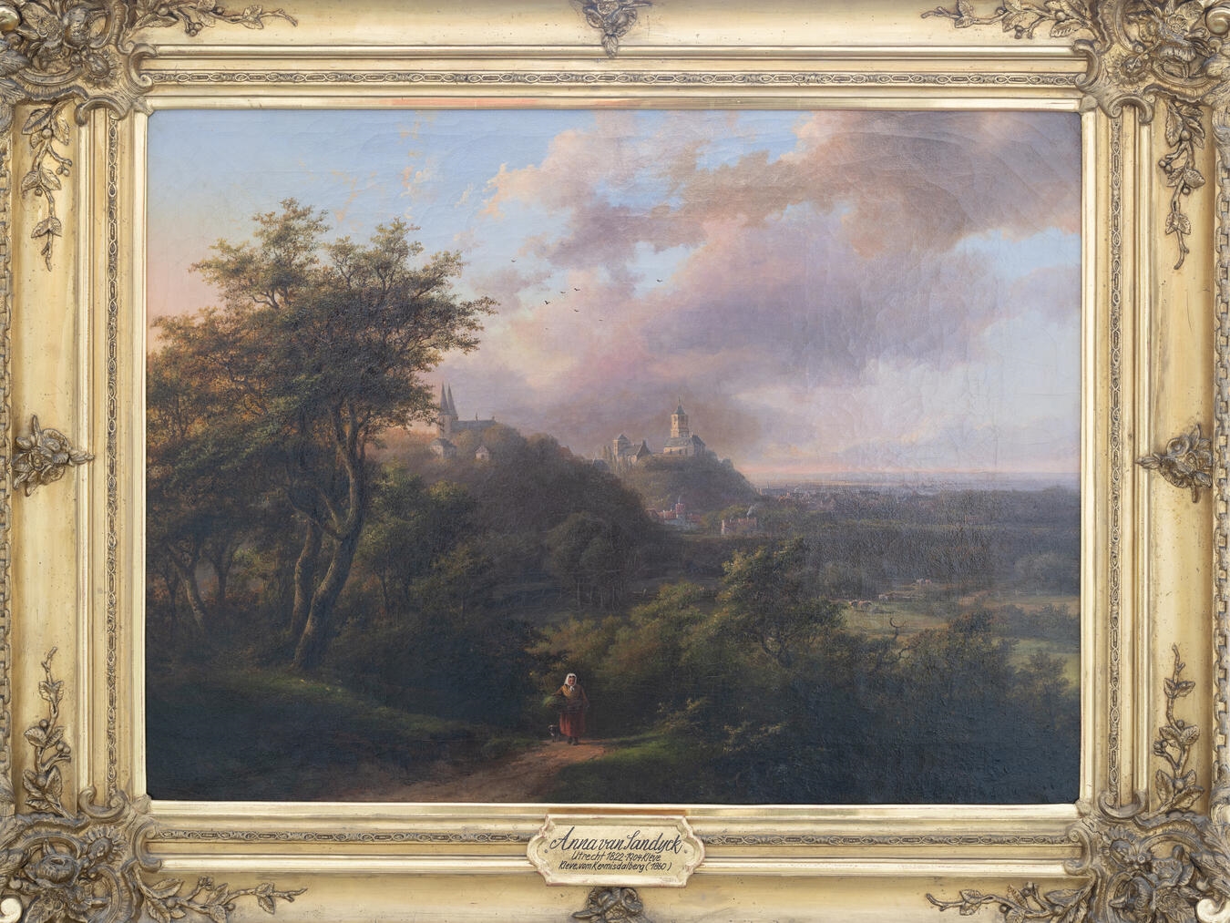 Anna van Sandick, Blick auf Kleve vom Kermisdalberg (Kiek in de Pott), 1860. Foto: Klaus Oberschilp