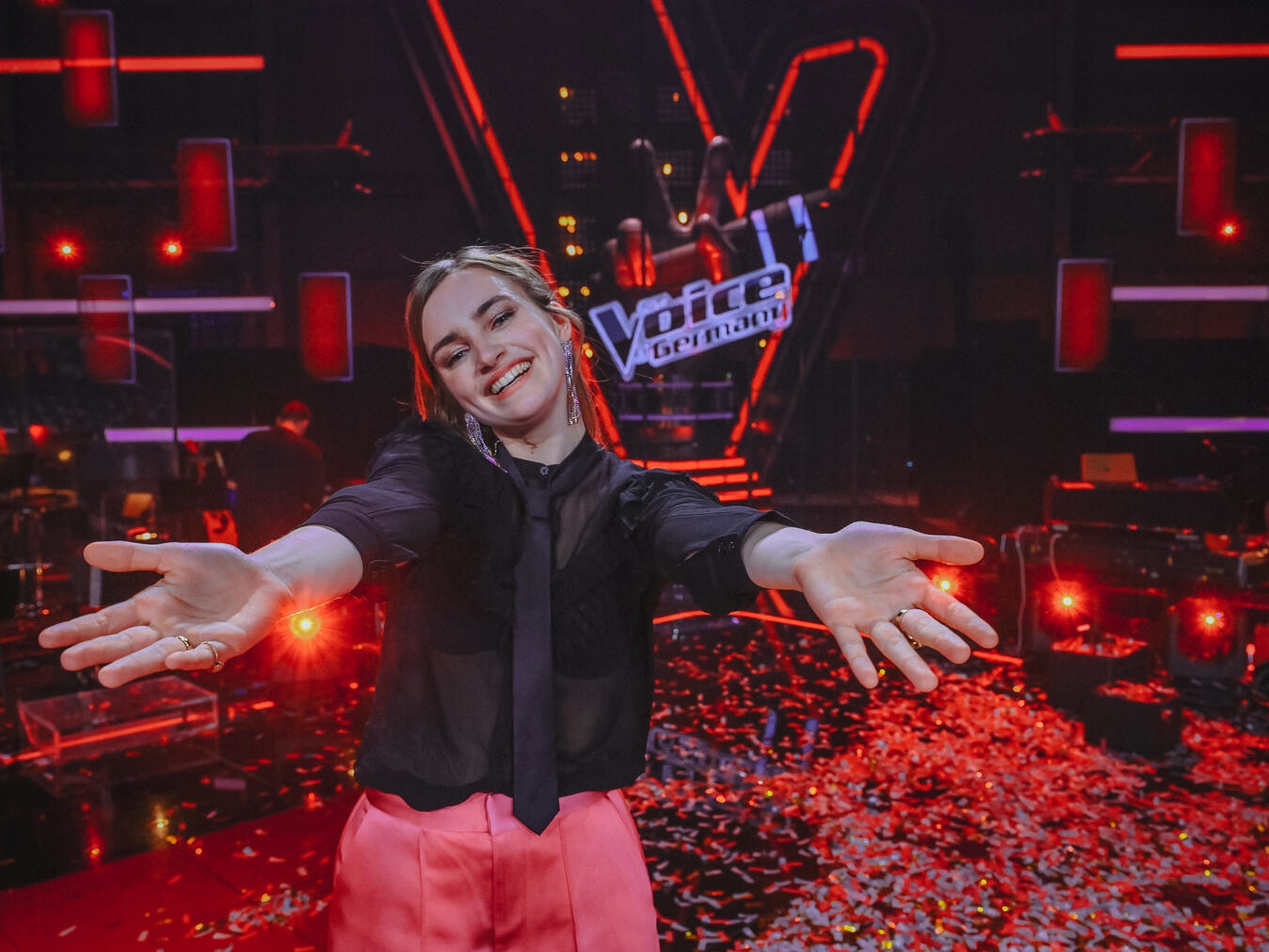 Anne Mosters hat es geschafft und „The Voice of Germany 2025“ gewonnen. Foto: Joyn/Claudius Pflug