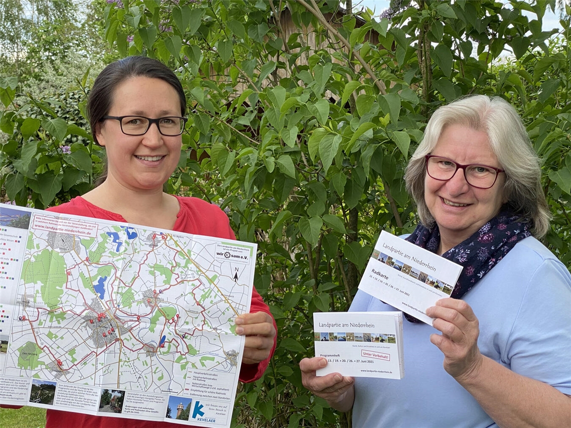 Anne van Rennings (l.) und Raphaele Feldbrügge. Foto: privat