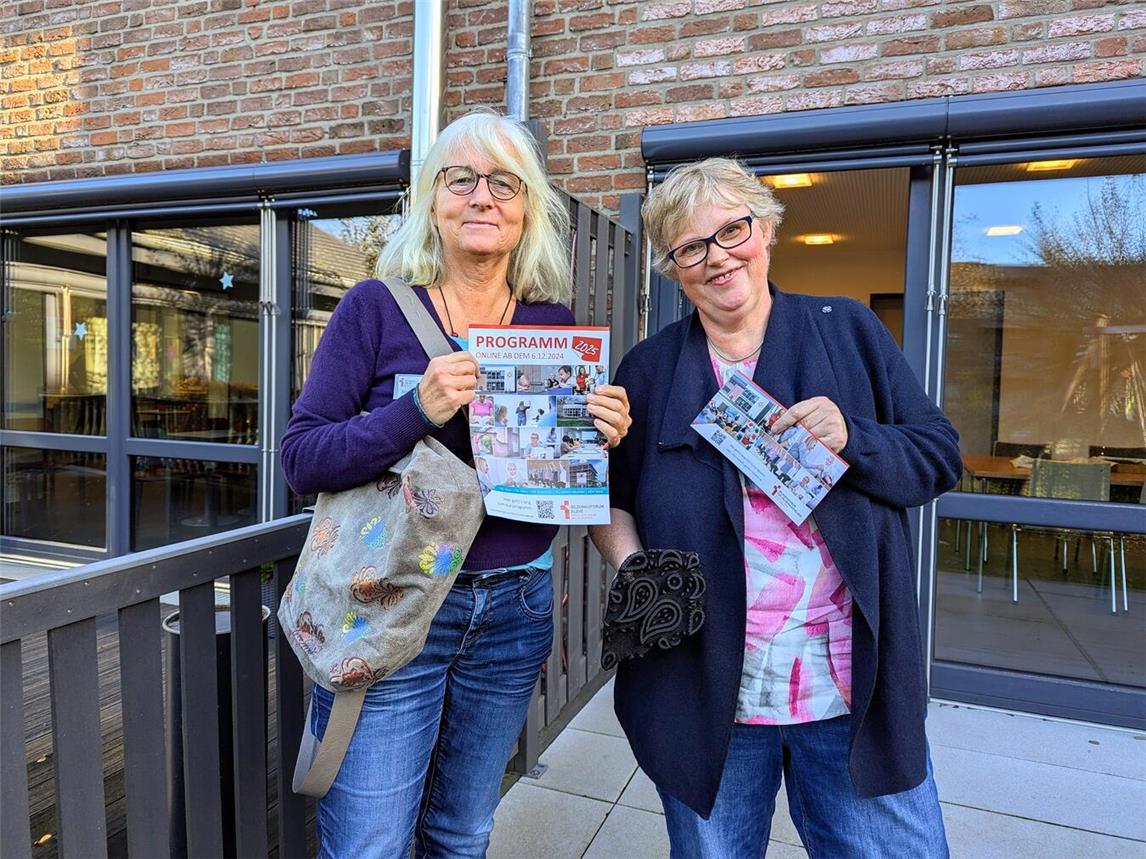 Antje Freudenberg (l.) und Ursula Kertelge freuen sich über viele Teilnehmer im Kursjahr 2025. NN-Foto: J. Kurschatke