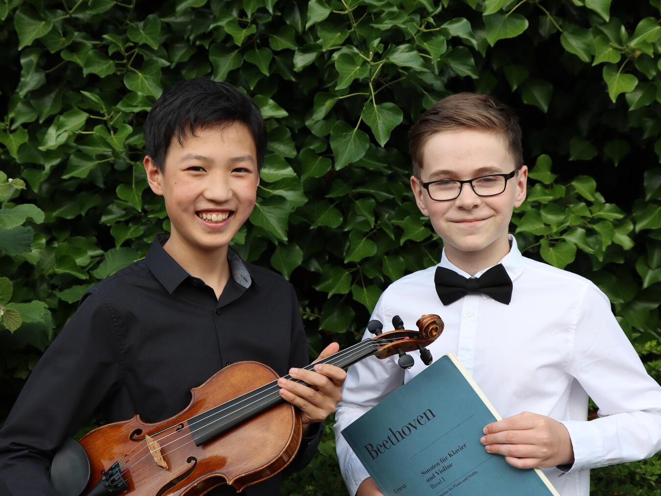 Anton Leon Brunets (r.) und Michael Jhenhong Hsu (l.) Foto: Isabella Kubiak