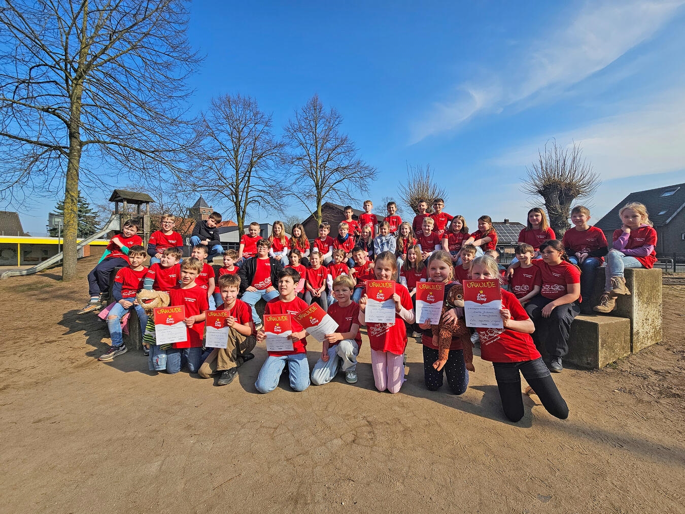 Applaus für die mutigen Vorleser und die Mitschüler, die aufmerksam zugehört haben. NN-Foto: vs