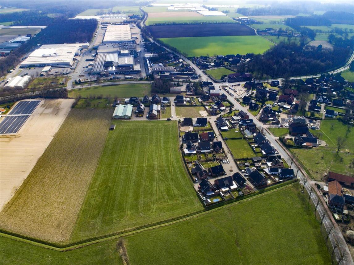 Archivbild des Grundstücks am Kerstenweg vor Baubeginn. Archivfoto: Stadt Geldern / Seybert