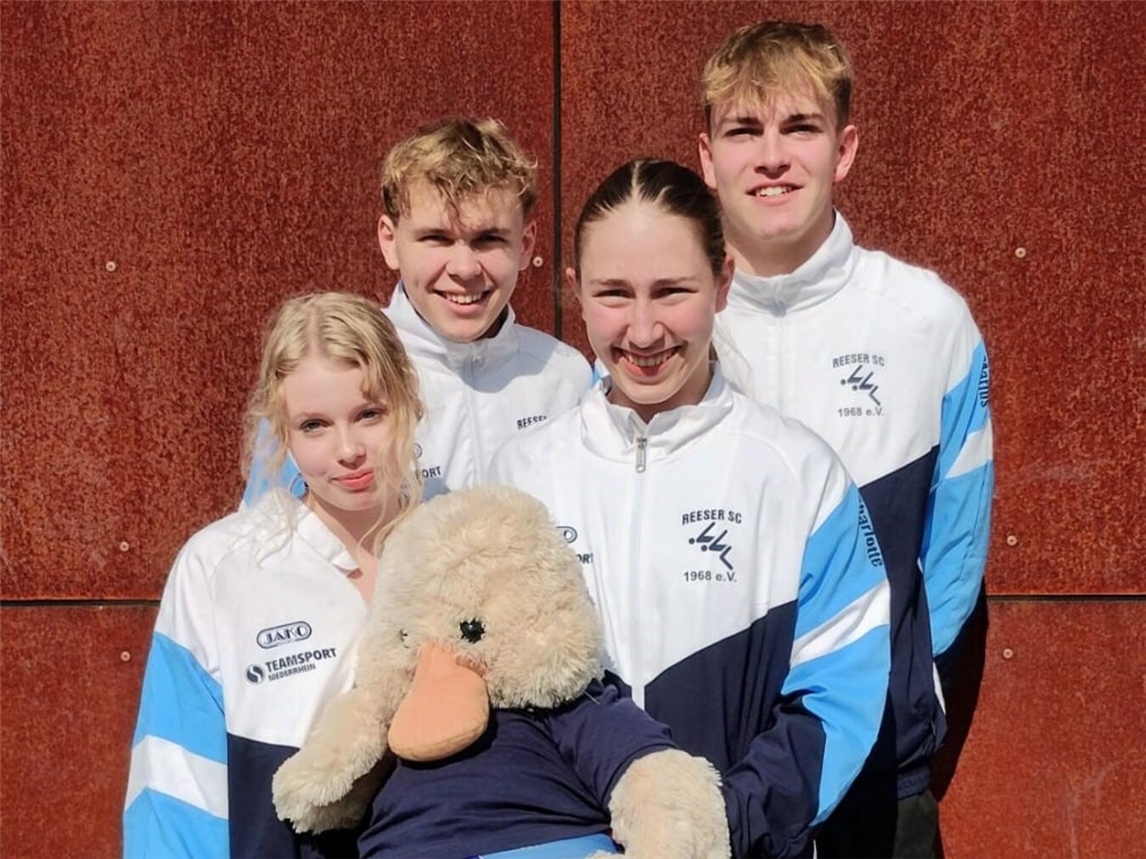 Auch als Mixed-Staffel waren die Reeser in Essen erfolgreich. Foto: privat