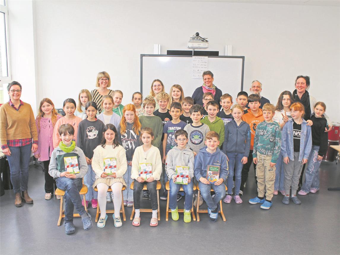 Auch an der Marienschule bewiesen die jungen Vorleser und Quizzer ihr Können. NN-Foto: Thomas Langer