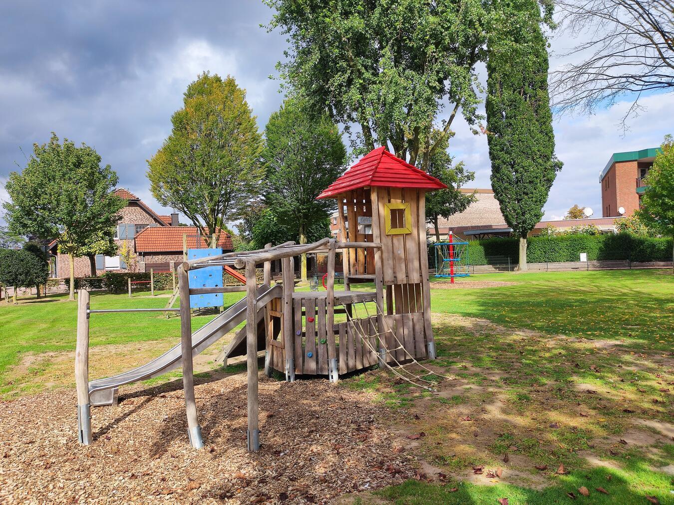 Auch der Spielplatz an der Weberstraße in Kevelaer wurde aufgewertet. Foto: Stadtwerke Kevelaer