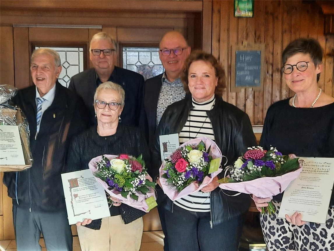 Auch die Ehrungen spielten beim diesjährigen Cäcilienfest wieder eine Rolle. Foto: privat