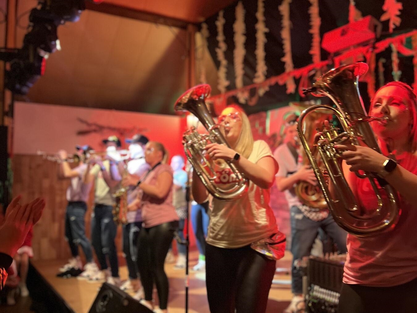 Auch die „Töns“ kommen bereits zum vierten Mal zur Hei - immer wieder ein „Hei-Light“.