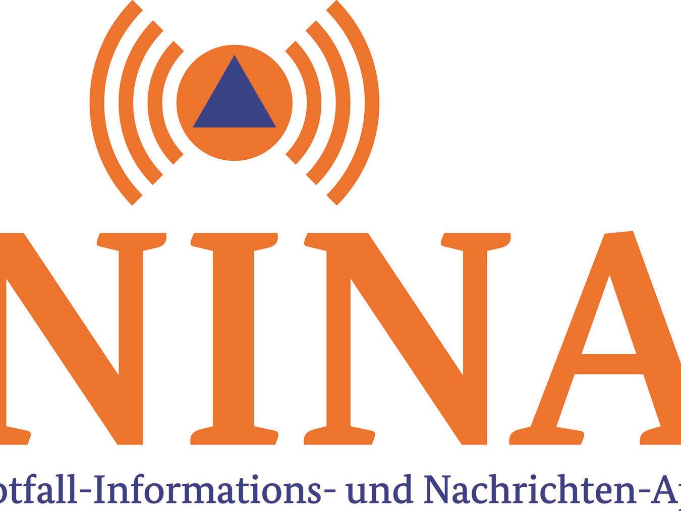Auch die Warn-App „NINA“ wird morgen testweise warnen. Logo: Bundesamt für Bevölkerungsschutz